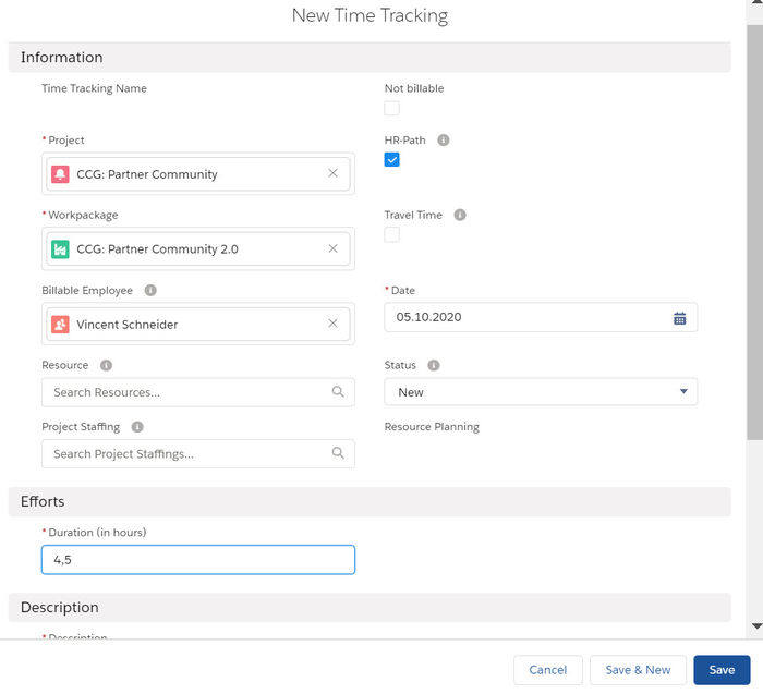 Digital Time Tracking in Salesforce