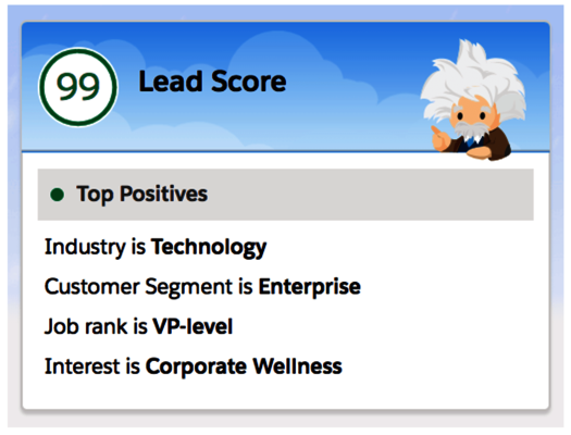 Lead Score in Salesforce mit Einstein